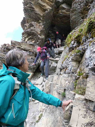 Group Hiking in Waterton National Park