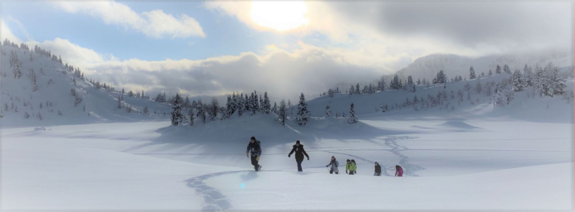 Banff Snowshoeing Sunshine Meadows 