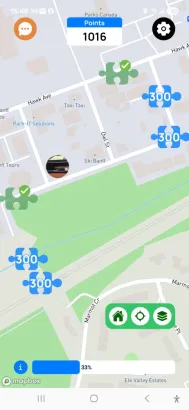 Smartphone App GPS Map, Triviography teambuilding activity, Banff and Canmore Canadian Rockies