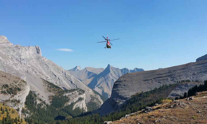 Heli Hiking in the Banff Area