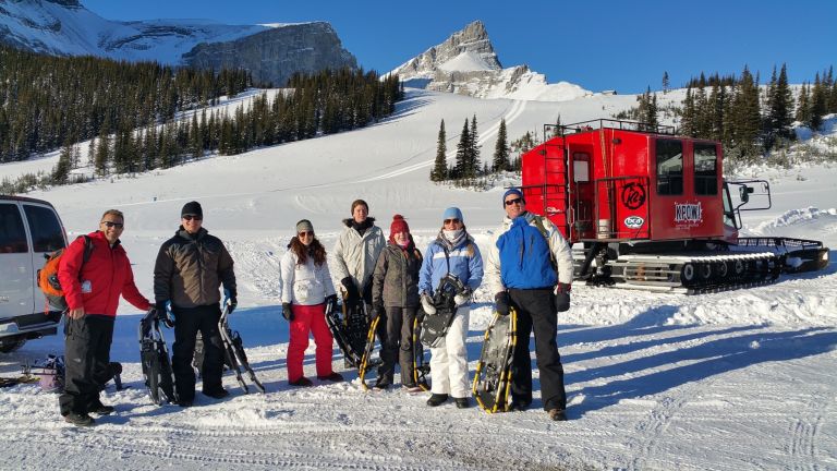 Snowcat Snowshoe Adventure with White Mountain Adventures