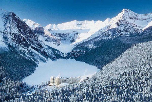 Lake Louise in winter