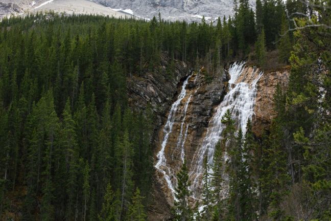 Grassi Lakes Waterfall Hiking