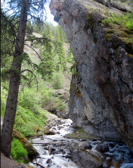 eBike & Hike Sundance Canyon Banff